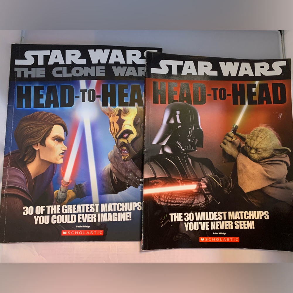 STAR WARS HEAD TO HEAD BOOKS. You get both!